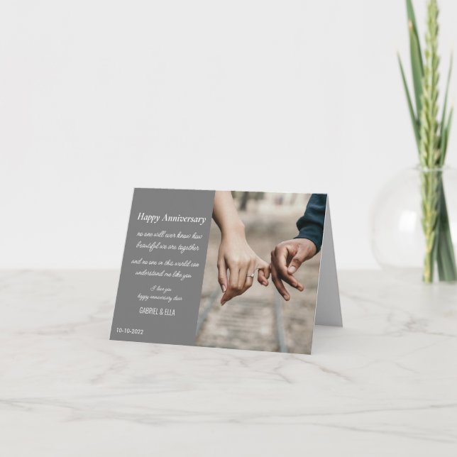 Modern årsdags kort (Framsida)