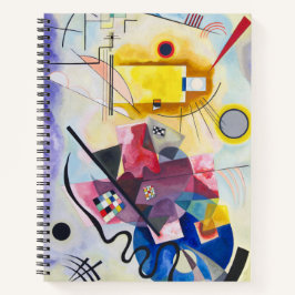 Modern Art Abstrakt Kandinsky Gult Red Blue