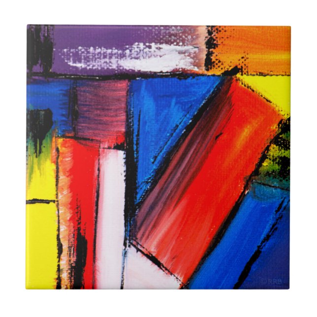 Modern Art Ceramic Tile Kakelplatta (Framsidan)