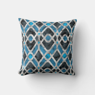 Modern Art Deco Batik Kudde