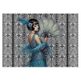 Modern Art Deco Flapper Skärbräda
