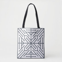Modern Art Deco Geometrisk Tech-kretsmönster