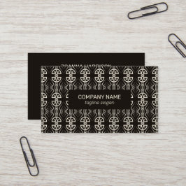 Modern Art Deco Visitkort