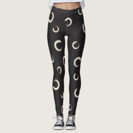Modern Art Enso-symbol Zen Leggings