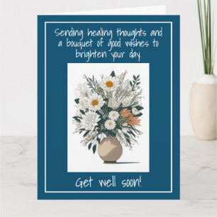 Modern Art Flower Boho Stil kommer snart Kort