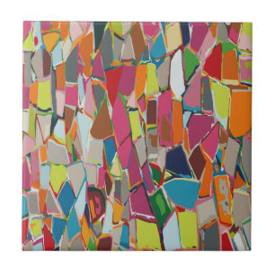 Modern Art Geometric Deco Multi-färg Kakelplatta
