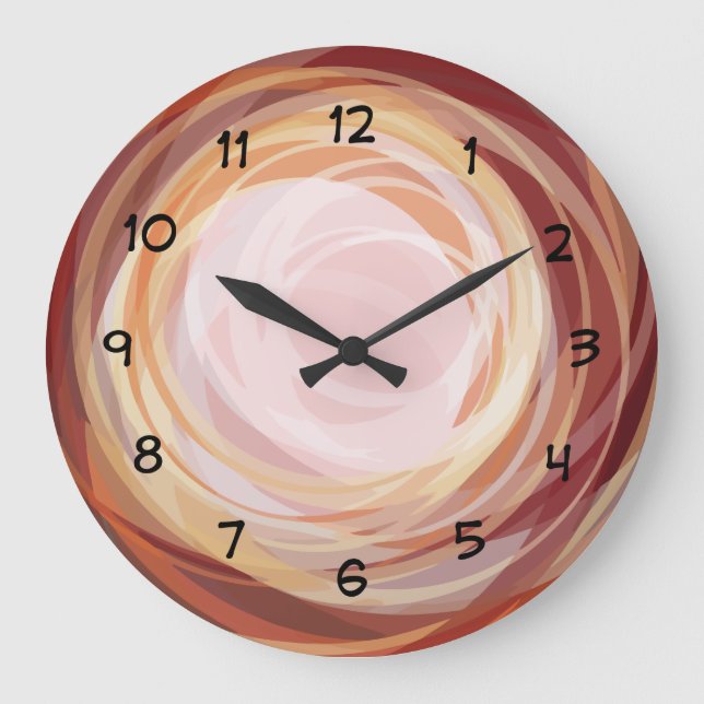 Modern Art Home Decor Stor Klocka (Framsida)