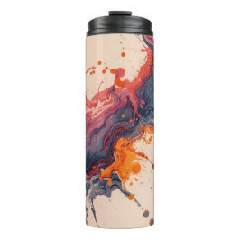 Modern Art Ink Run Thermal Tumbler
