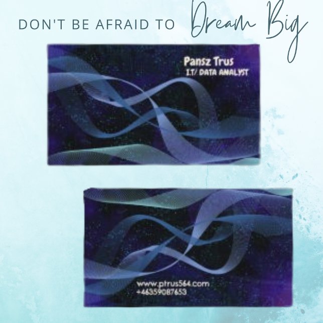 Modern Art IT-dataanalytiker Visitkort (Skapare uppladdad)