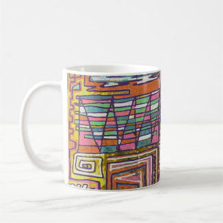 Modern Art Maze Kaffemugg