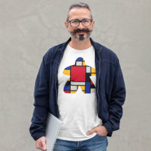 Modern Art Meeple Manar Shirt