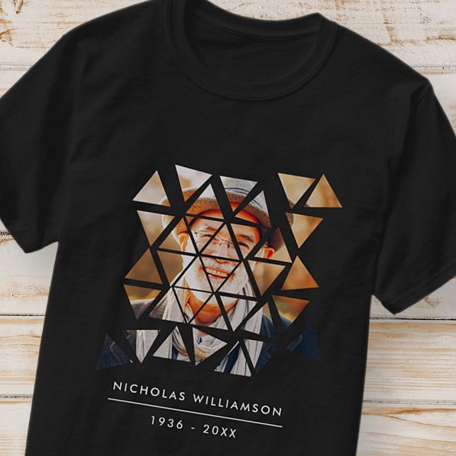 Modern Art Memorial Memory Anpassningsbar Photo T Shirt (Skapare uppladdad)