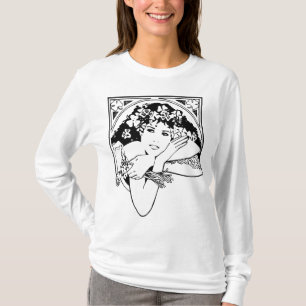 Modern Art nouveau stil schamprock T Shirt