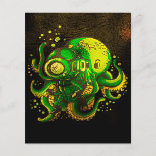 Modern Art Octopus   Mysteriskt hav Flygblad