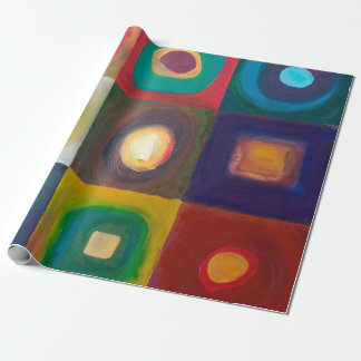 Modern Art Paintingart,modern,abstrakt,fyrkantig,a Presentpapper