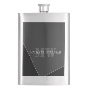 Modern artificiell Grått Black Monogram Fickplunta