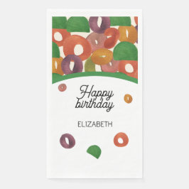 Modern Artistic Autumn Colorful Pattern Pappersservett