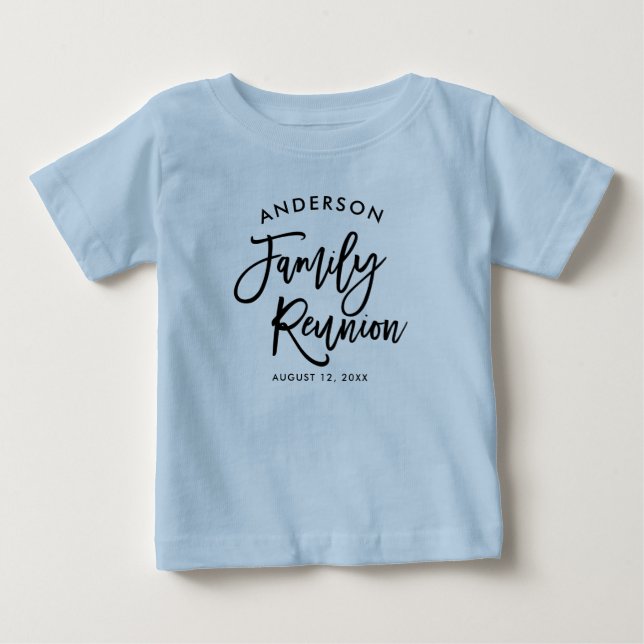 Modern återförening av textfamilj tee shirt (Framsida)