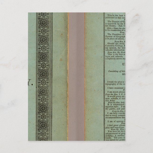 Modern atlas vykort (Framsida)