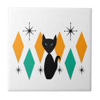 Modern atomstjärnor i mitten av århundradet kakelplatta