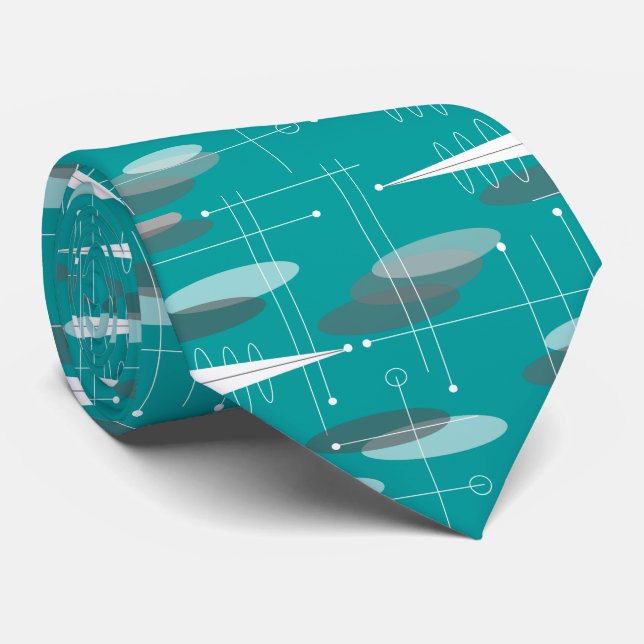 Modern atomtidesskalan i mitten av århundradet slips (Rullad)