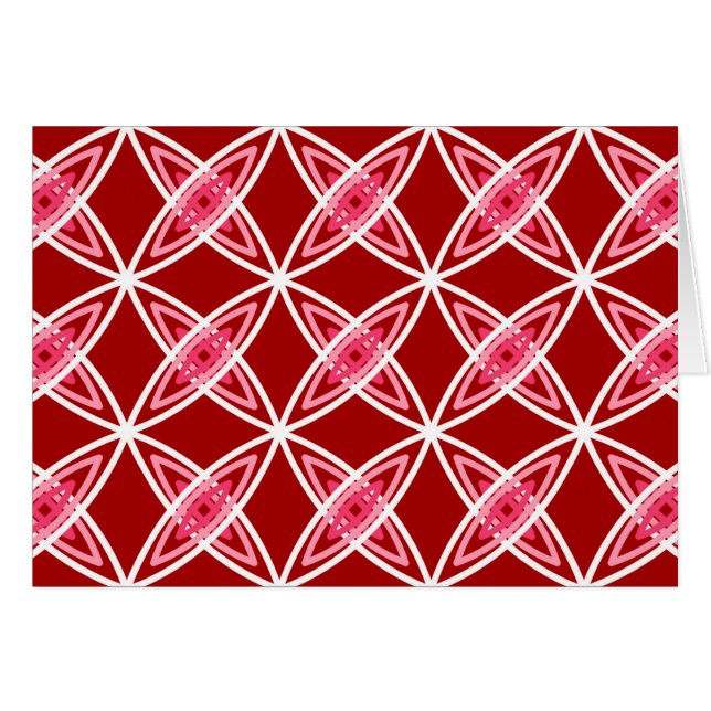 Modern atomutskrift i mitten av århundradet - Mörk OBS Kort (Framsidan Horizontal)