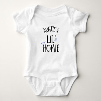 Modern Auntie's Lil'Homie Royalty Baby Bodykostym T Shirt
