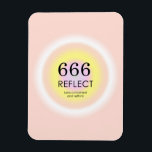 Modern Aura Angel Numerlogy 666 Betydelse 66 Magnet<br><div class="desc">Uppmjukande utformning av andlig,  med nummer 666,  ett nummer som uppmuntrar dig att ta ett steg tillbaka och fundera över om sak du gör är i linje med din högre sanning om andlig. Angelnummer 6666 övertoning poster innebörd och nummerförklaring. Angelnummer ger.</div>