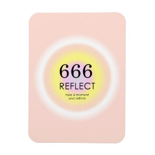 Modern Aura Angel Numerlogy 666 Betydelse 66 Magnet