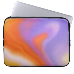 Modern aura-färggradienttypografi laptop fodral