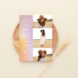 Modern aura-rosa färgstark typografi multifoto