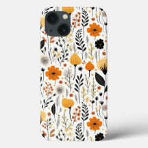 Modern Autumn Fall Boho Botanical Blommigt