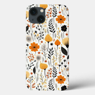 Modern Autumn Fall Boho Botanical Blommigt