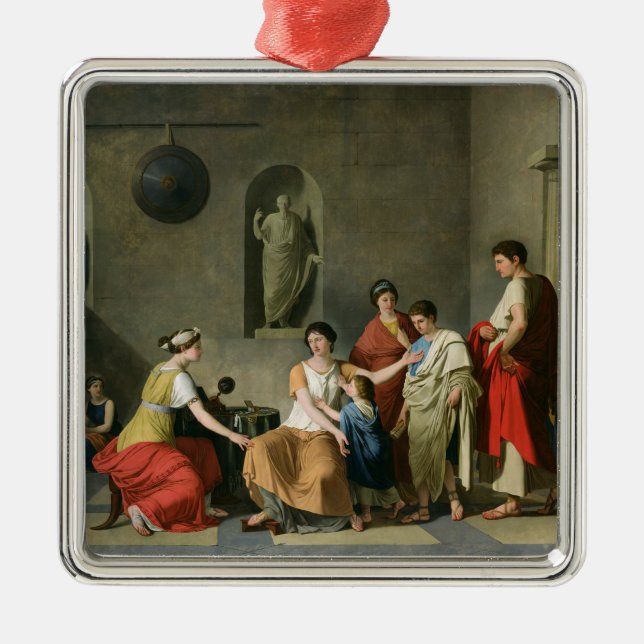 Modern av Gracchien, c.1780 Julgransprydnad Metall (Framsidan)