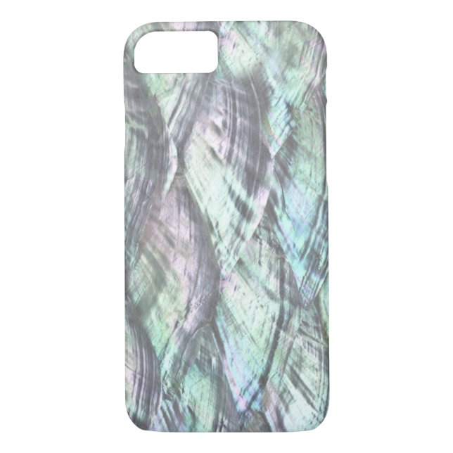 MODERN AV PÄRLEMORFÄRG blått skrivar ut knappt där Case-Mate iPhone Skal (Baksida)