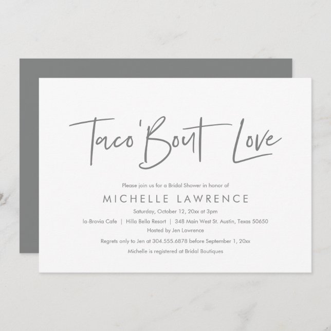 Modern Avslappnad, roligt och lekfull Möhippa Part Inbjudningar (Fram/baksida)