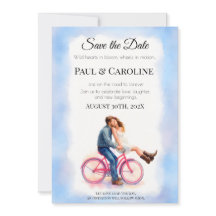 Modern Avslappnad Romantic Couple Förlovningsfest