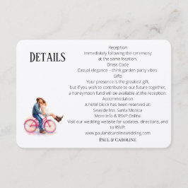 Modern Avslappnad Romantic lite illustration Tilläggskort