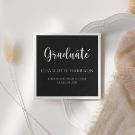 Modern Avslappnad Studenten Papper Pappersservett