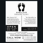 Modern avtryck, podiatry Clinic, podiatrist Reklamblad<br><div class="desc">Modern avtryck,  podiatry Clinic,  podiatrist annonsflygare från Affärskortet Store.</div>