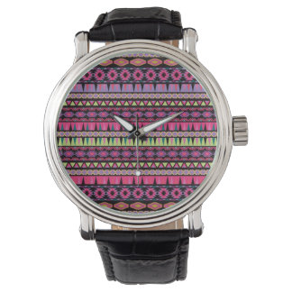 Modern Aztec Mönster Armbandsur
