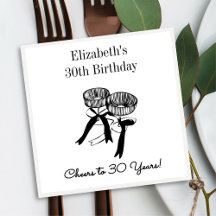 Modern B&W-jägare till 30 år Napkin