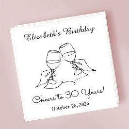 Modern B&W-jägare till 30 år Napkin Pappersservett