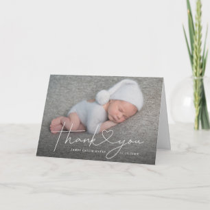 Modern Baby Birkeland Tack Heart Kort