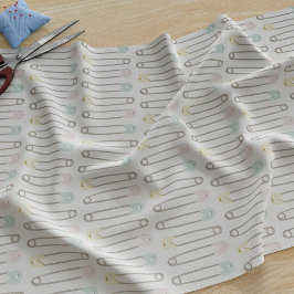 Modern Baby Diaper Pin Mönster Nursery Fabric Tyg