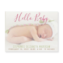 Modern Baby-fotofödelseattentat Magnetiskt kort