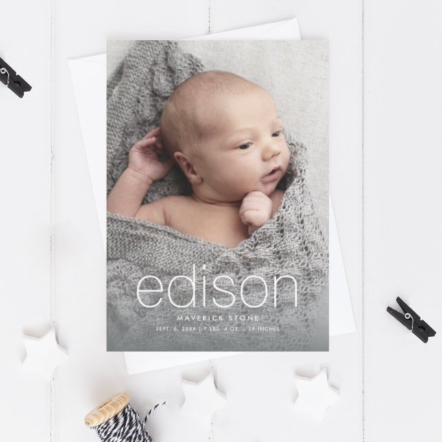 Modern baby namn 3-foto meddelande (Skapare uppladdad)