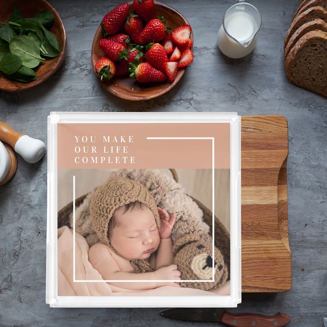 Modern Baby Photo | Du gör mitt liv till en komple Poster (Skapare uppladdad)