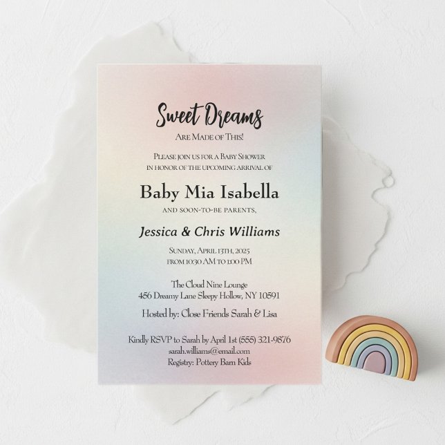 Modern Baby Shower Invite  Inbjudningar (Skapare uppladdad)