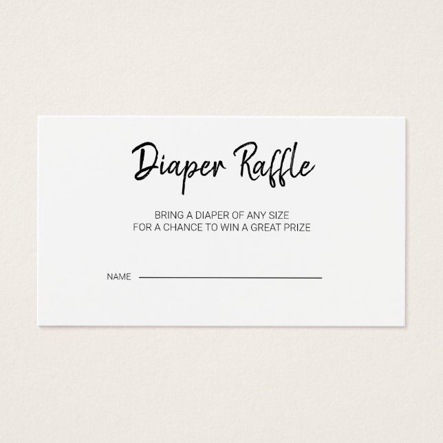 Modern babystövlingskort för dykare visitkort (Framsidan)